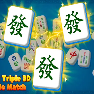 Mahjong Triple 3D Tile Match oyunu