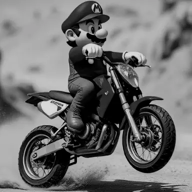 Mario Wheelie game