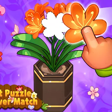 Mart Puzzle Flower Match oyunu