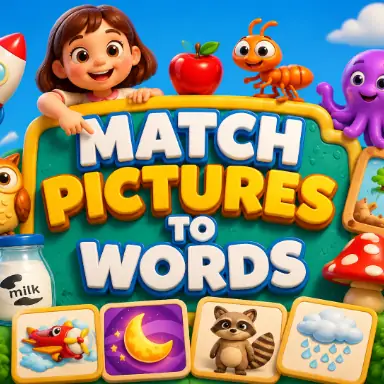 Match Picture To Words 3D oyunu