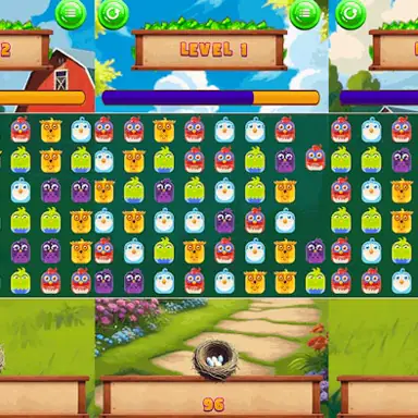Match Pop Birds oyunu