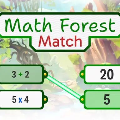 Math Forest Match oyunu