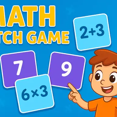 Math Match Game game