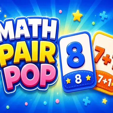 Math Pair Pop oyunu