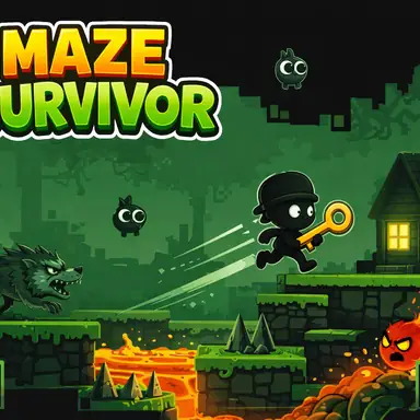 Maze Survivor   Platform Adventure Game oyunu