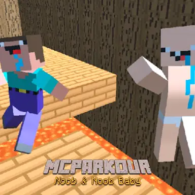 MCParkour Noob & Noob Baby game