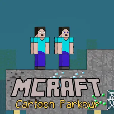 Mcraft Cartoon Parkour game