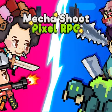 Mecha Shoot Pixel RPG oyunu