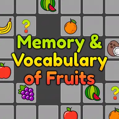Memory & Vocabulary of Fruits oyunu