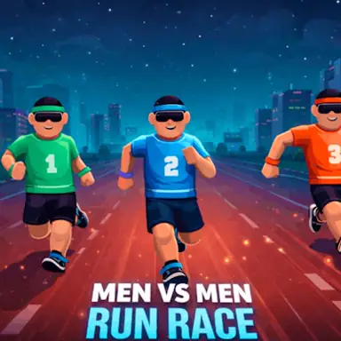 Men vs Men Run Race game