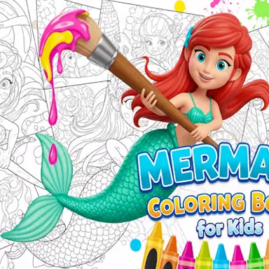 Mermaid Coloring Book for Kids oyunu