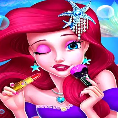 Mermaid Princess Makeup - Girl Fashion Salon oyunu