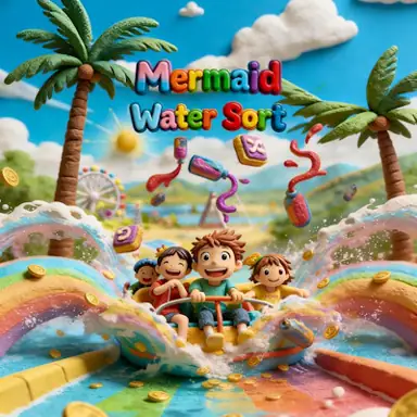 Mermaid Water Sort oyunu