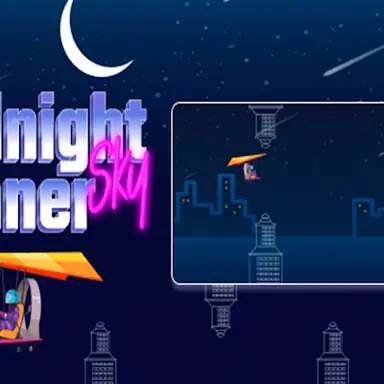 Midnight Sky Runner game