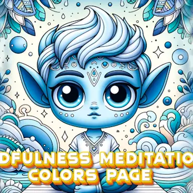 Mindfulness Meditation Colors Page oyunu