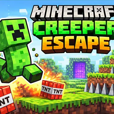 Minecraft Creeper Escape oyunu