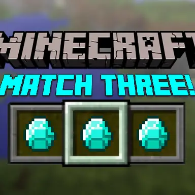 Minecraft Match Three oyunu
