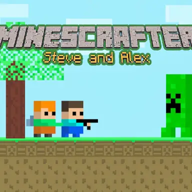 Minescrafter - Steve and Alex game