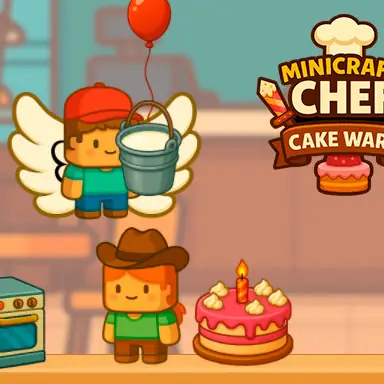 Minicraft Chef Cake Wars oyunu