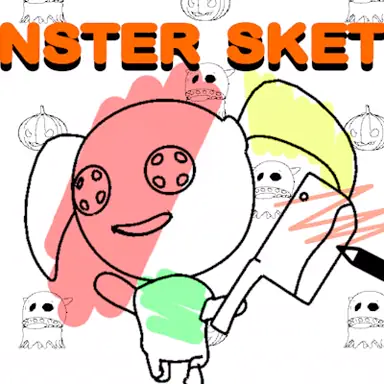 Monster Sketch Drawing Game game