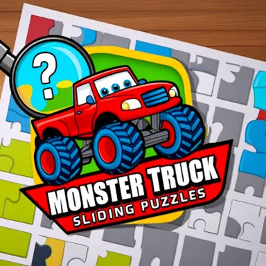 Monster Truck Sliding Puzzles game