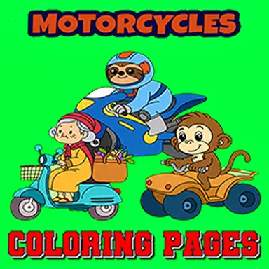 Motorcycle Coloring Pages game