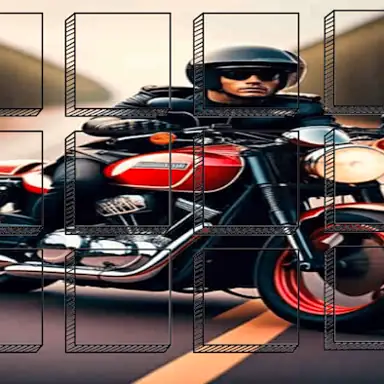 Motorcycles Photo Image Scramble game