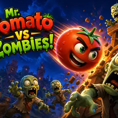 Mr Tomato VS Zombies oyunu