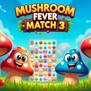 Mushroom Fever Match 3 oyunu