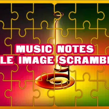 Music Notes Tile Image Scramble game