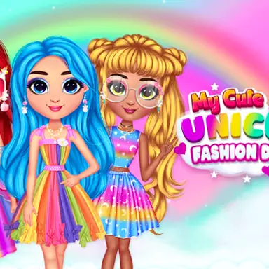 My Cute Unicorn Fashion Dress Up oyunu