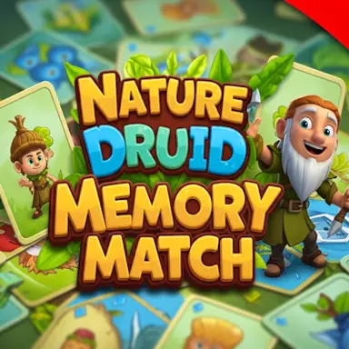 Nature Druid Memory Match game