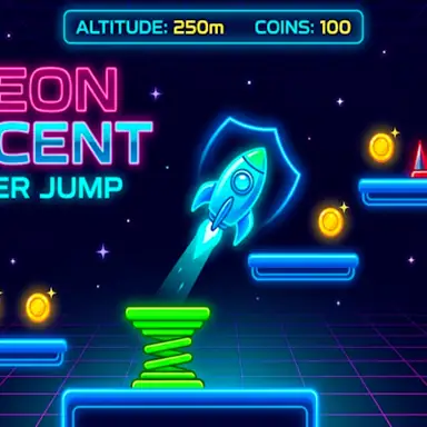 Neon Ascent Cyber Jump oyunu