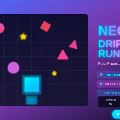 Neon Drift Runner oyunu