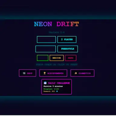 Neon Drift oyunu