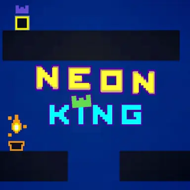 Neon King - A local multiplayer Platformer oyunu
