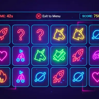 Neon Memory oyunu