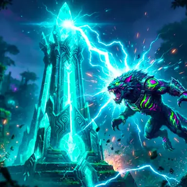 Neon Ruins TD oyunu