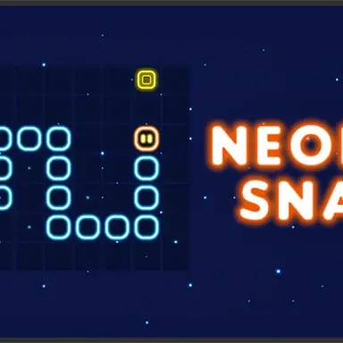 Neon Snake game