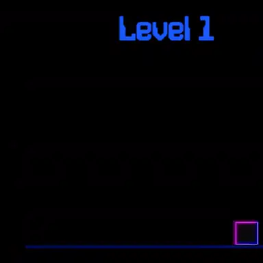 Neon Square Rush game