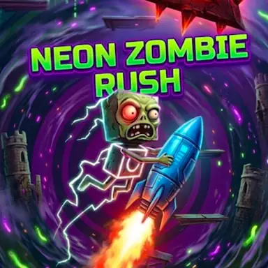 Neon Zombie Rush game