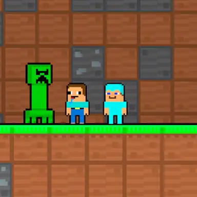 Noob and Pro Monster School game