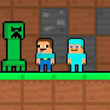 Noob and Pro Monster School game