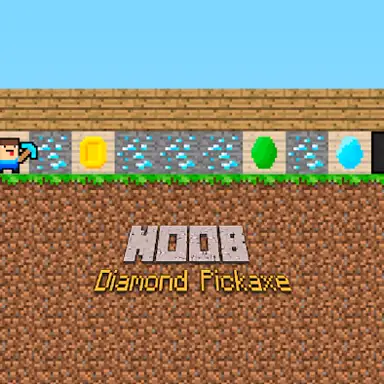 Noob Diamond Pickaxe game