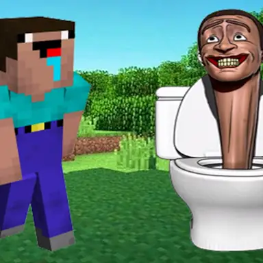 Noob Mineblox Hunt Skibidi Toilet oyunu
