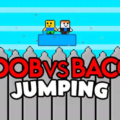 Noob vs Bacon Jumping oyunu
