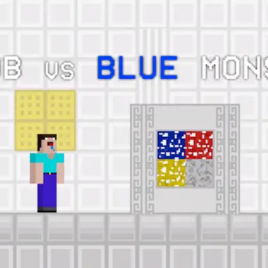 Noob vs Blue Monster game