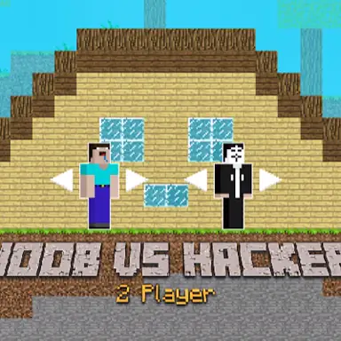 Noob vs Hacker - 2 Player oyunu