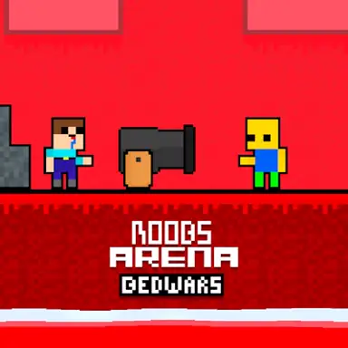 Noobs Arena Bedwars game