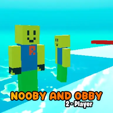 Nooby And Obby 2 Player oyunu